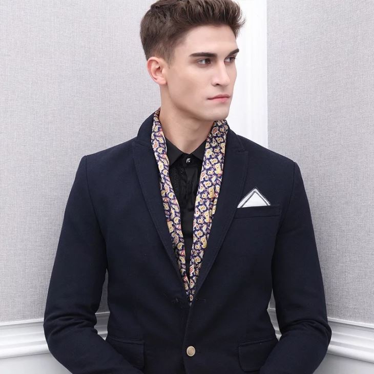 China Men Silk Scarf manufacturer
